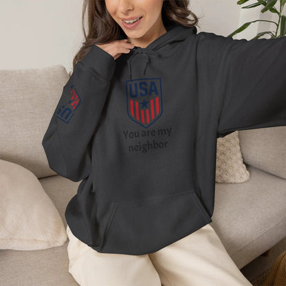 Customizable - SoccerSnug Heavy Blend Hoodie Unisex With Front Pocket Drawcord by Printify