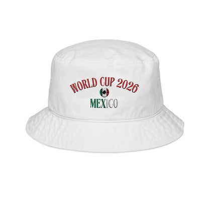 World Cup 2026 Mexico Embroidered Bucket Hat by Printify