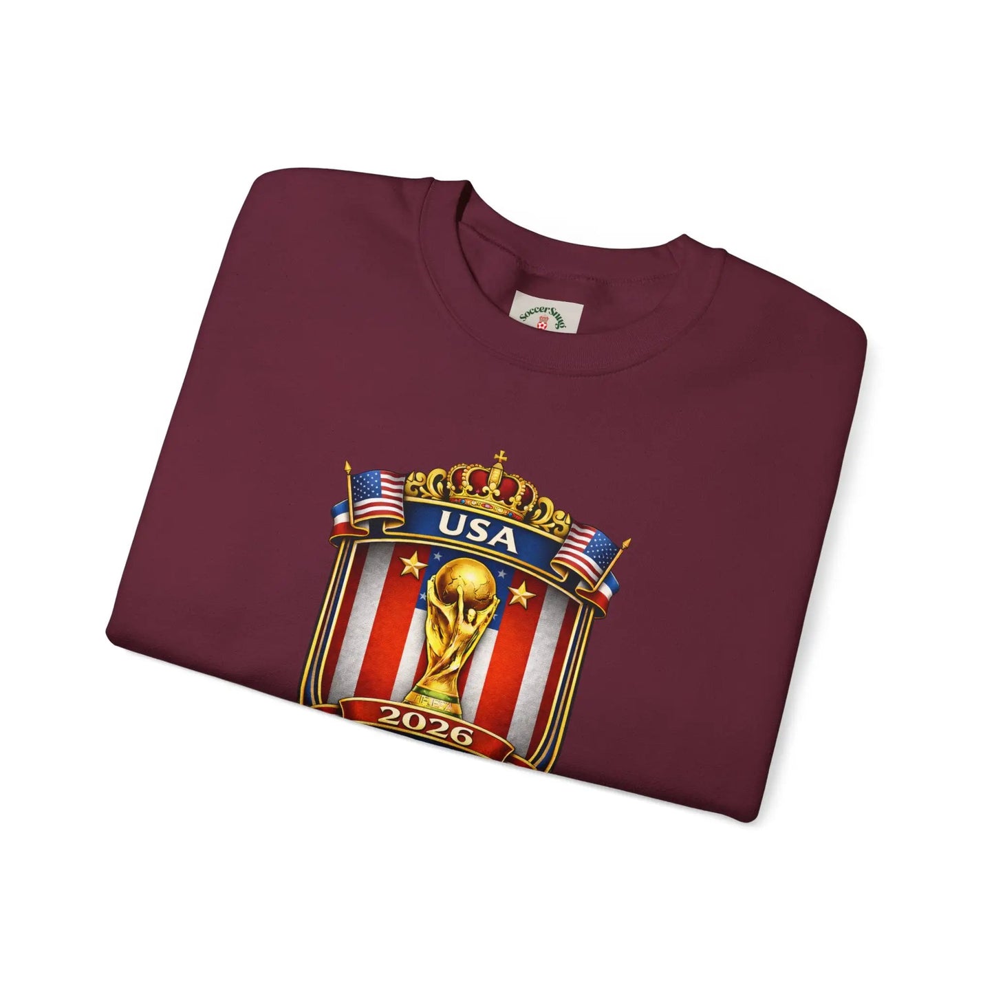USA World Cup 2026 sweatshirt Crewneck Sweatshirt by Printify