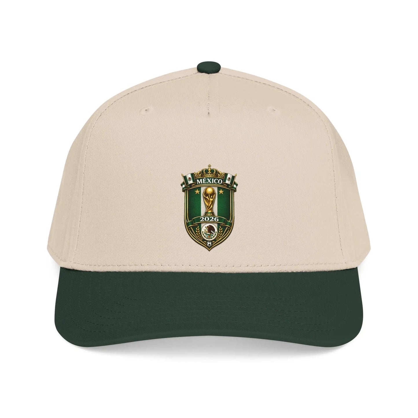 Mexico World Cup 2026 Mid Profile Adjustable Structured Baseball Cap by Printify