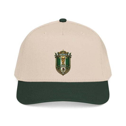 Mexico World Cup 2026 Mid Profile Adjustable Structured Baseball Cap by Printify