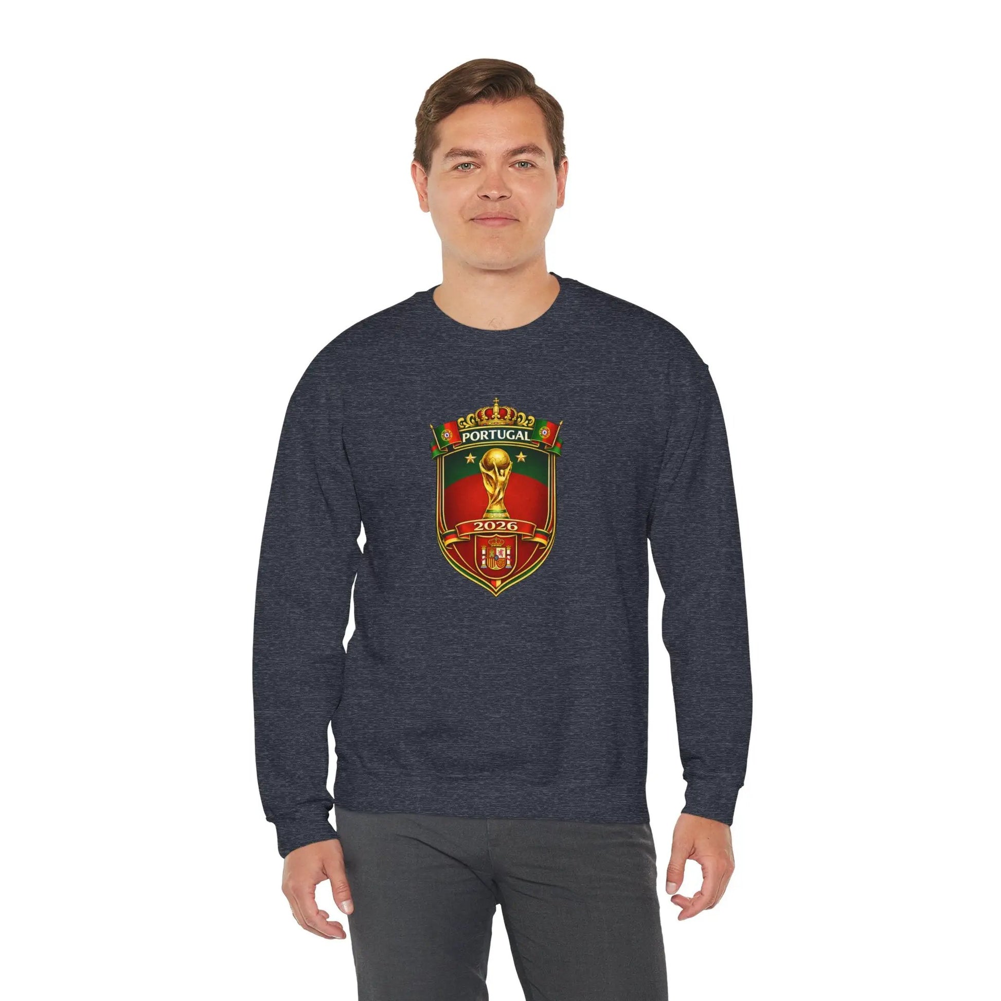 Portugal World Cup 2022 Crest Sweatshirt by Printify