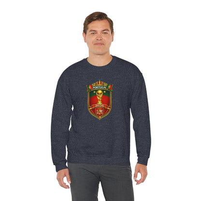 Portugal World Cup 2022 Crest Sweatshirt by Printify