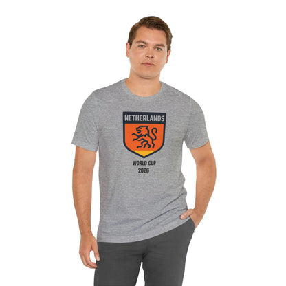 Netherlands World Cup 2026 Unisex Cotton Crew Tee by Printify