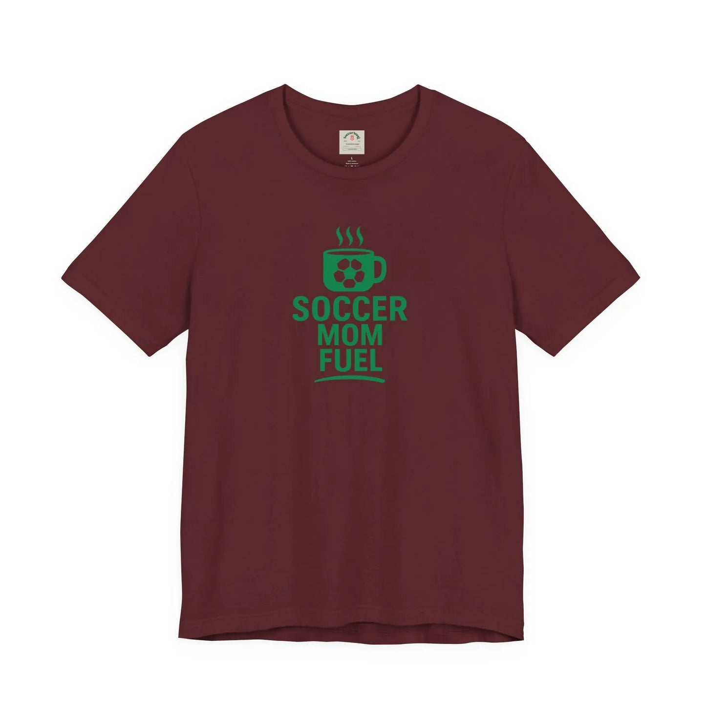 Soccer Mom Fuel T-Shirt — Coffee & Soccer Graphic Tee for Sports Moms by Printify