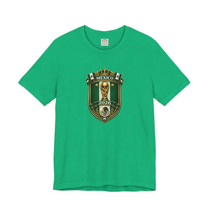 Mexico 2026 World Cup Crest T-Shirt — Soccer Fan Jersey Tee by Printify