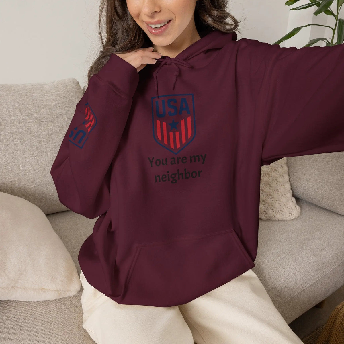 Customizable - SoccerSnug Heavy Blend Hoodie Unisex With Front Pocket Drawcord by Printify