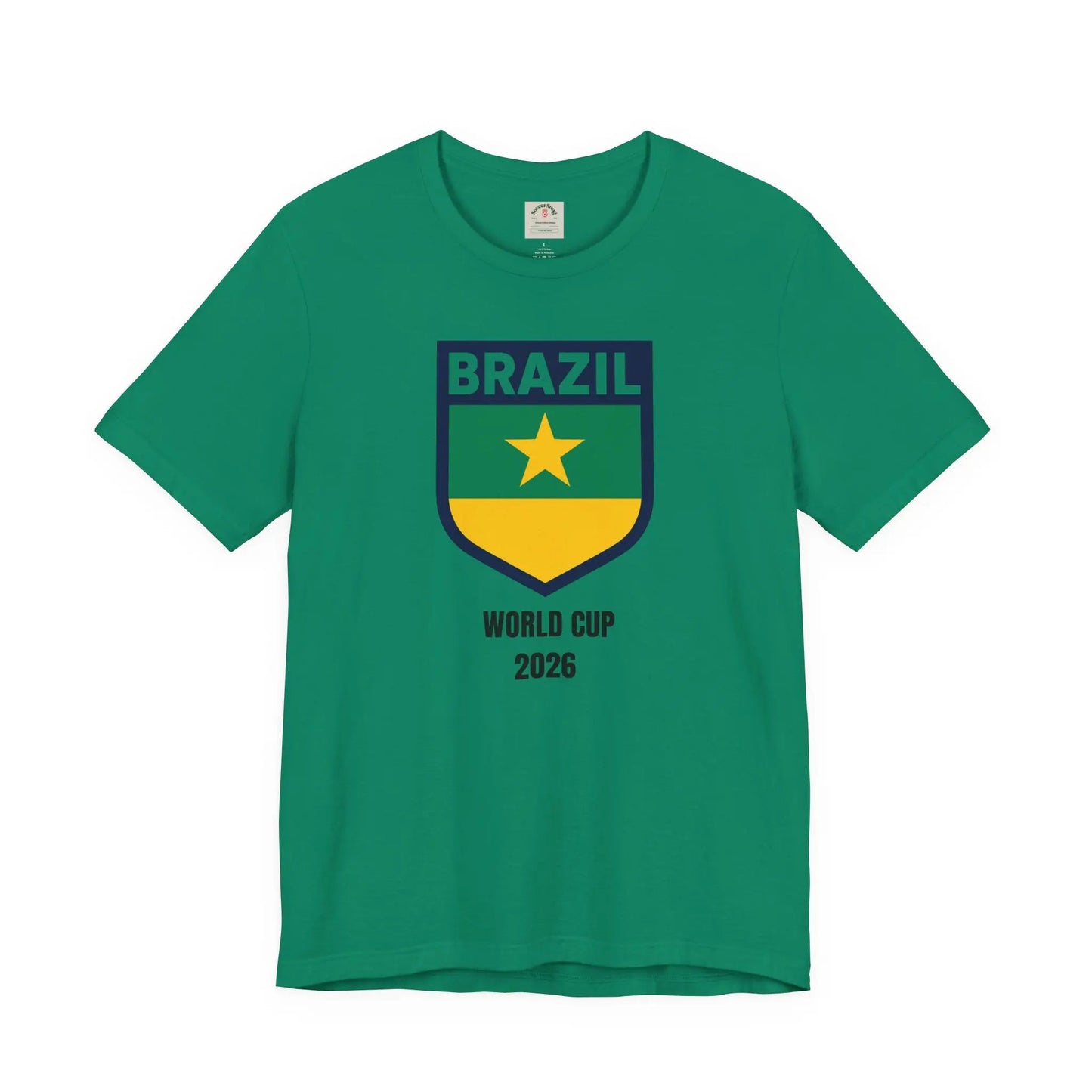 Brazil World Cup 2026 Unisex Cotton Crew Tee by Printify