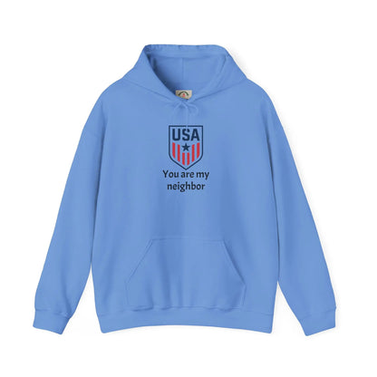 Gildan Heavy Blend Hoodie Unisex With Front Pocket Drawcord by Printify