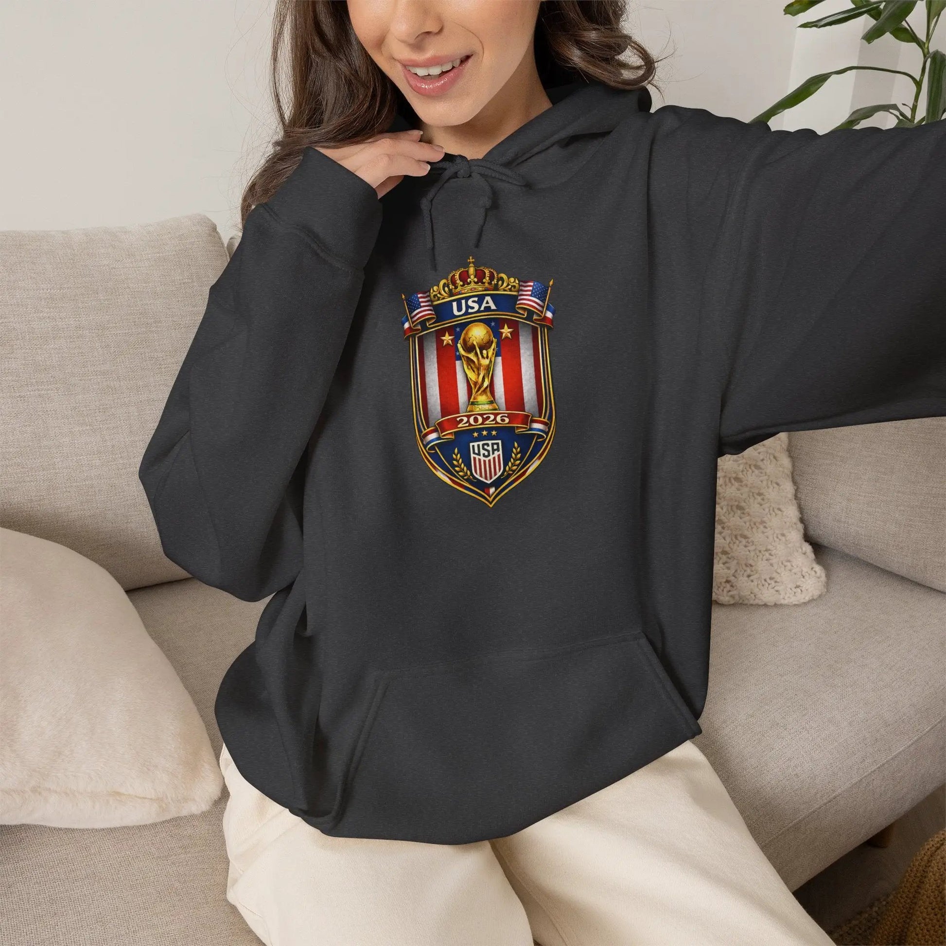 USA World Cup 2026 Hooded Sweatshirt by Printify