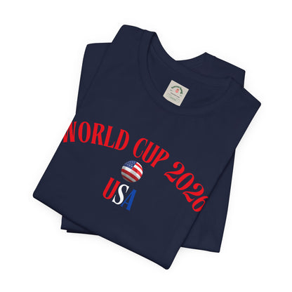 World Cup 2026 USA T-Shirt — Patriotic Soccer Tee