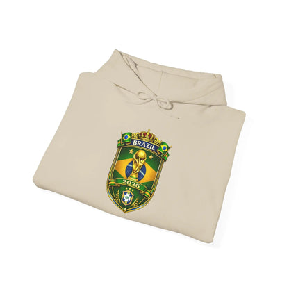 Brazil World Cup 2026 Hooded Sweatshirt by Printify