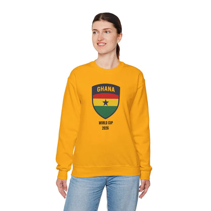Ghana World Cup 2026 Unisex Heavy Blend Crewneck Sweatshirt by Printify