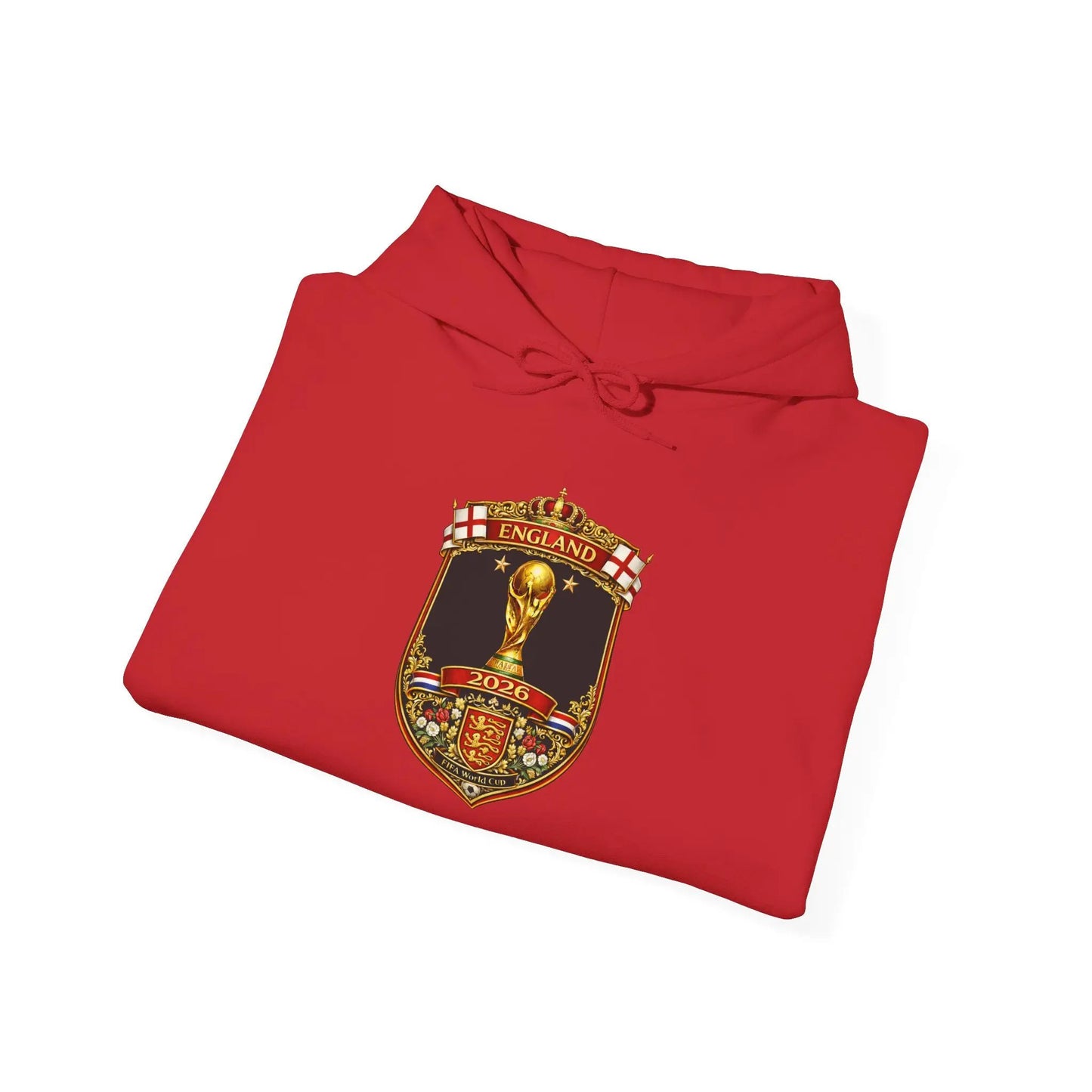 England World Cup Hooded Sweatshirt by Printify