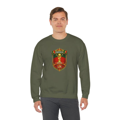 Portugal World Cup 2022 Crest Sweatshirt by Printify