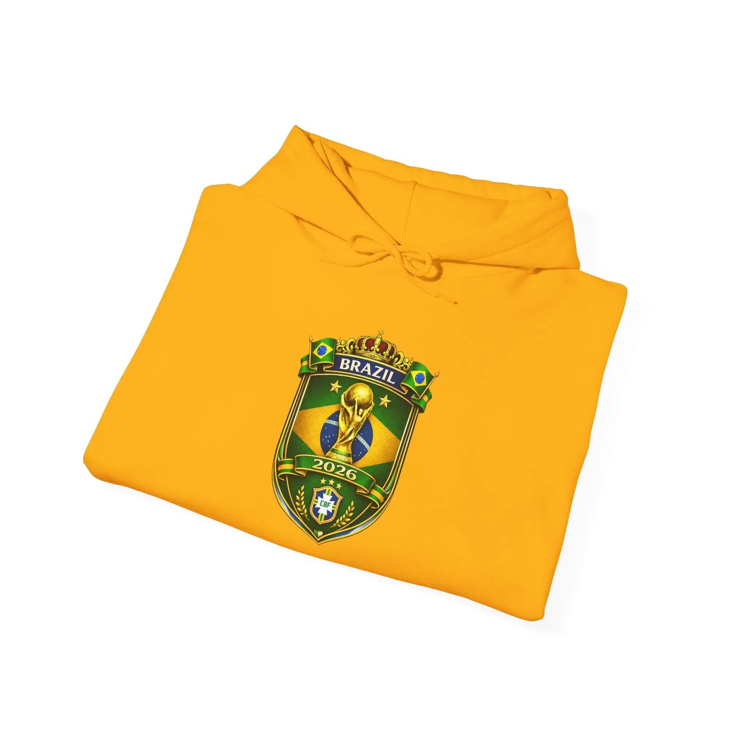 Brazil World Cup 2026 Hooded Sweatshirt by Printify
