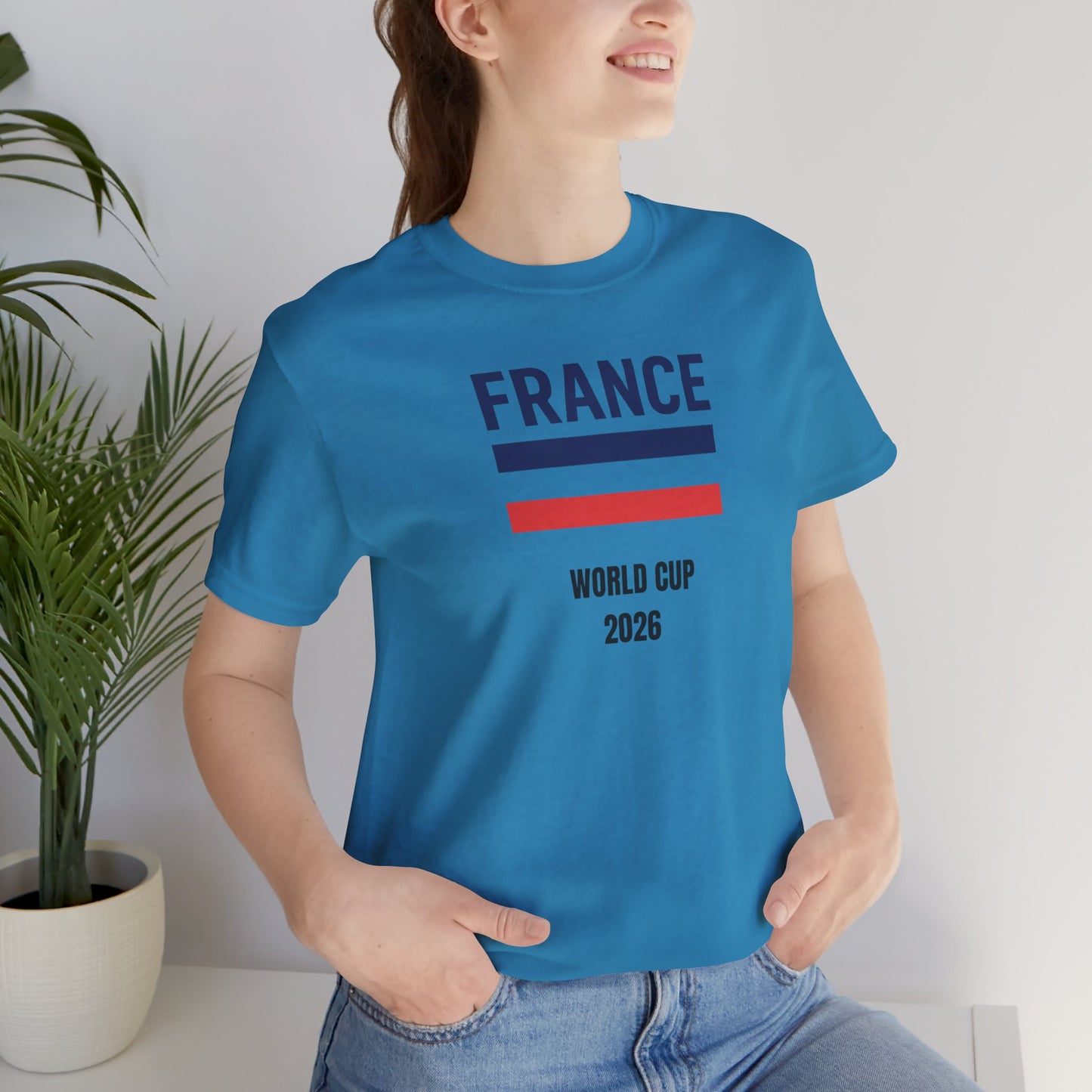 France World Cup 2026 Unisex Cotton Crew Tee