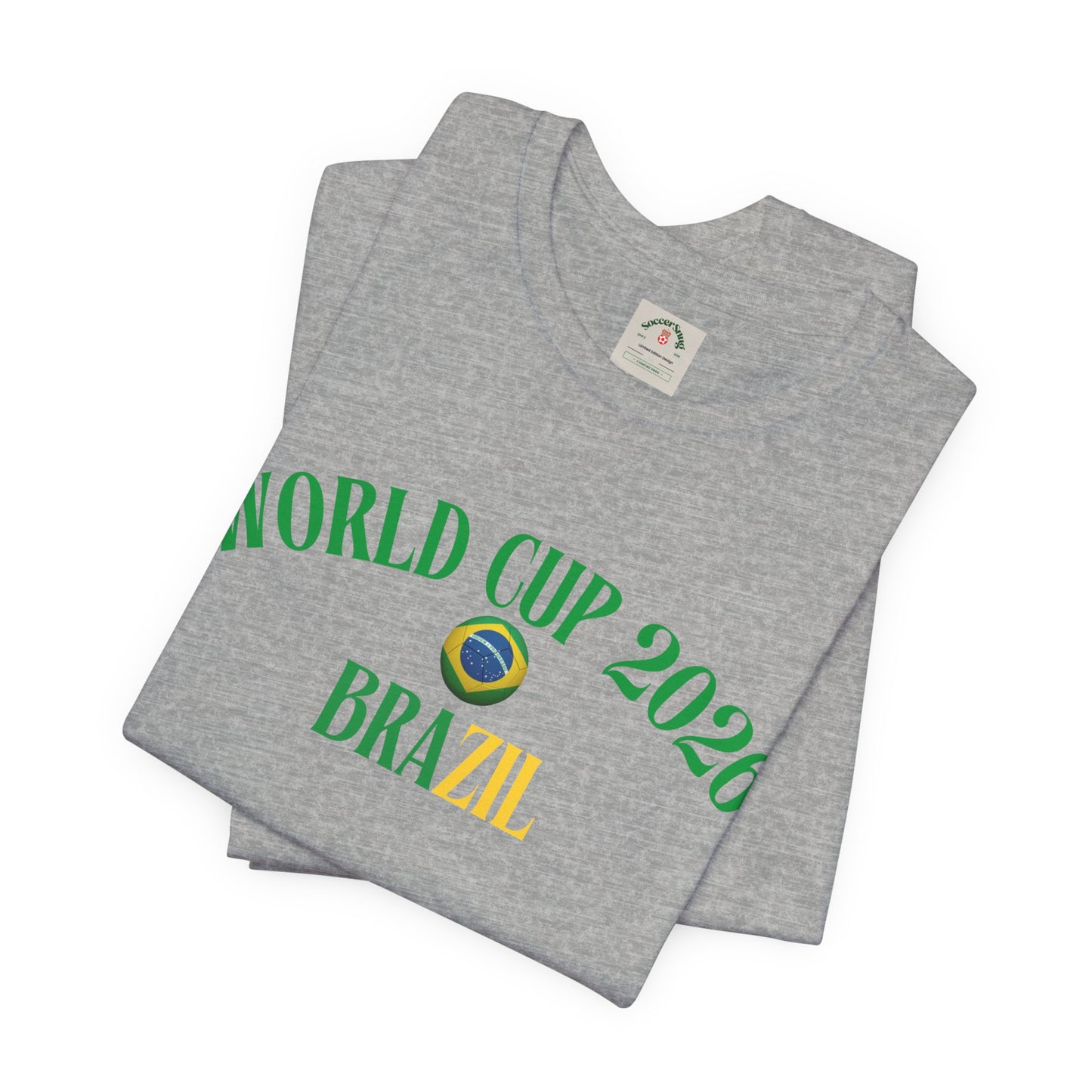 World Cup 2026 Brazil Tee – Brazil Soccer Fan T-Shirt