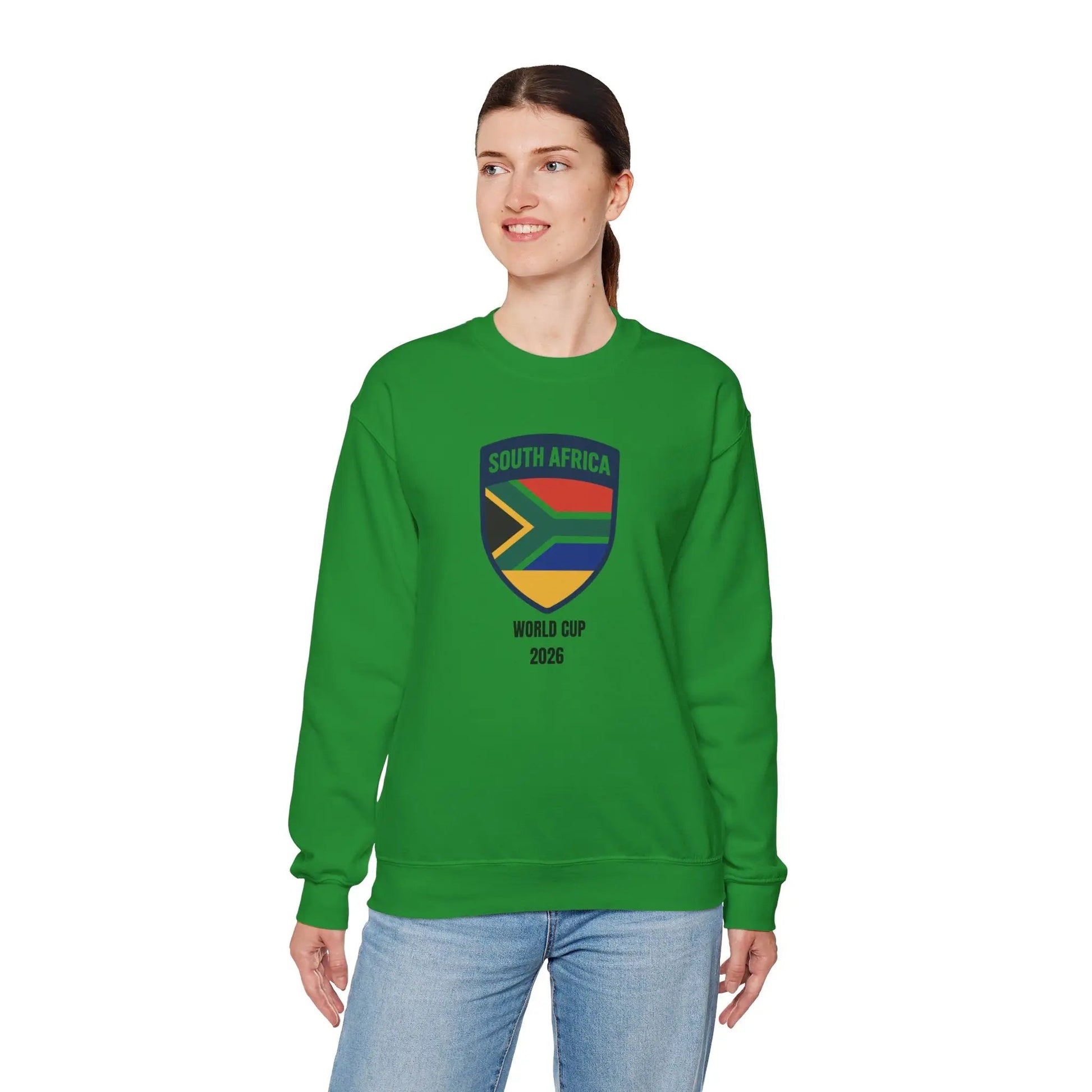 South Africa World Cup 2026 Unisex Heavy Blend™ Crewneck Sweatshirt by Printify