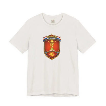 Netherlands World Cup 2026 Soccer Crest T-Shirt by Printify