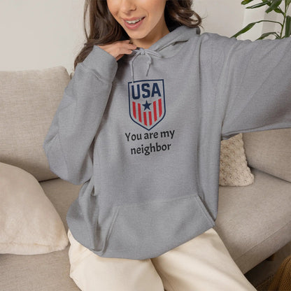 Gildan Heavy Blend Hoodie Unisex With Front Pocket Drawcord by Printify