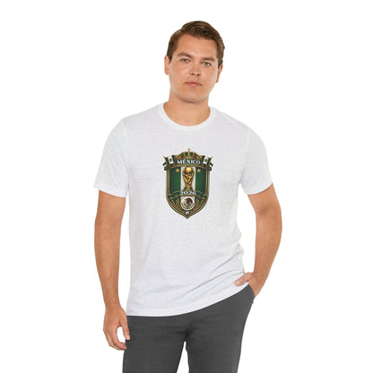 Mexico 2026 World Cup Crest T-Shirt — Soccer Fan Jersey Tee by Printify