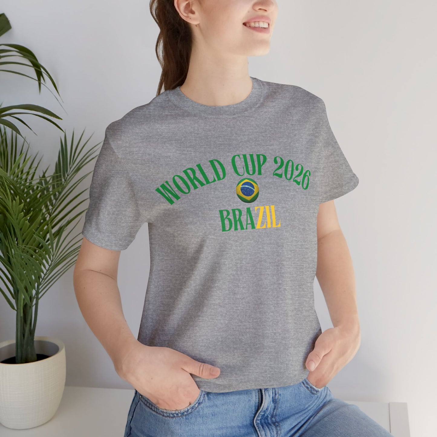 World Cup 2026 Brazil Tee – Brazil Soccer Fan T-Shirt