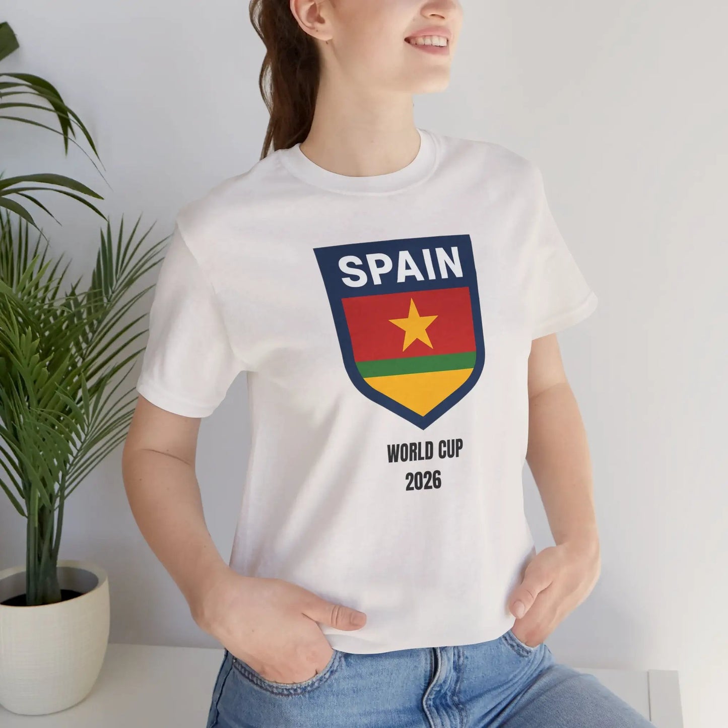 Spain World Cup 2026 Unisex Cotton Crew Tee by Printify