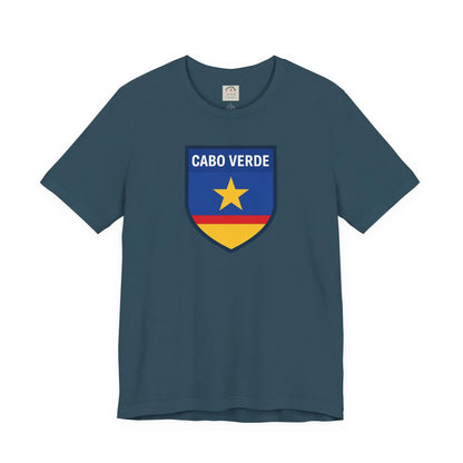 Cabo Verde Shield T‑Shirt — Cape Verde Pride Travel Tee by Printify