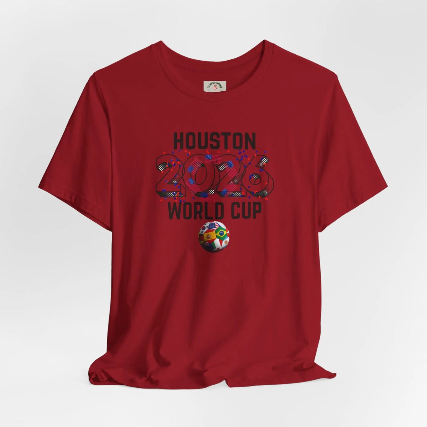 Houston World Cup 2026 Host Unisex Cotton Crew Tee by Printify