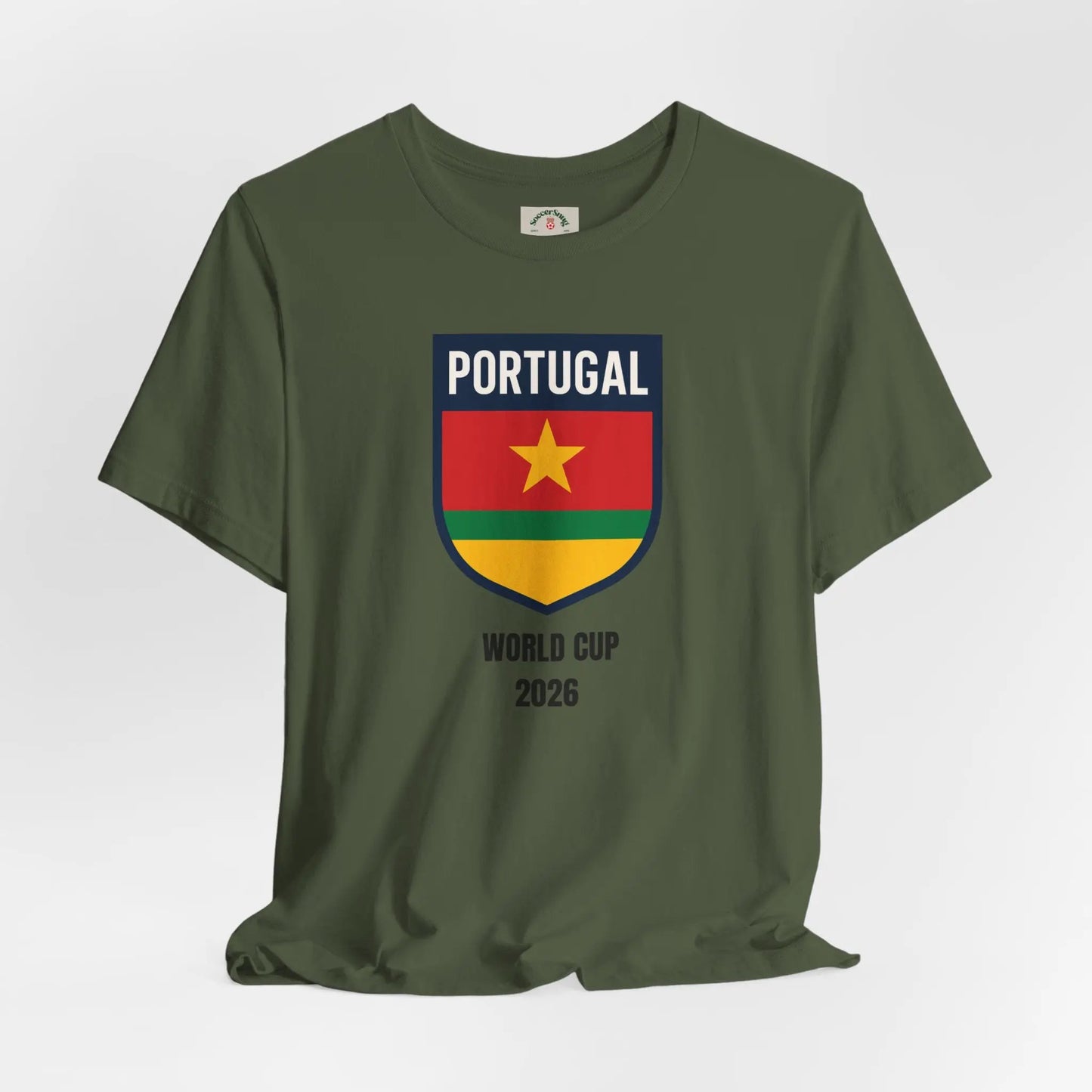 Portugal World Cup 2026 Unisex Cotton Crew Tee by Printify