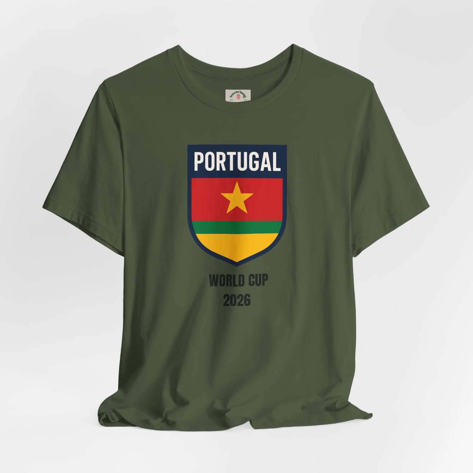 Portugal World Cup 2026 Unisex Cotton Crew Tee by Printify