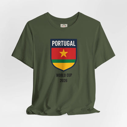Portugal World Cup 2026 Unisex Cotton Crew Tee by Printify