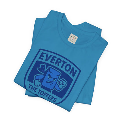 Everton 'The Toffees' Crest T-Shirt — Football Fan Tee