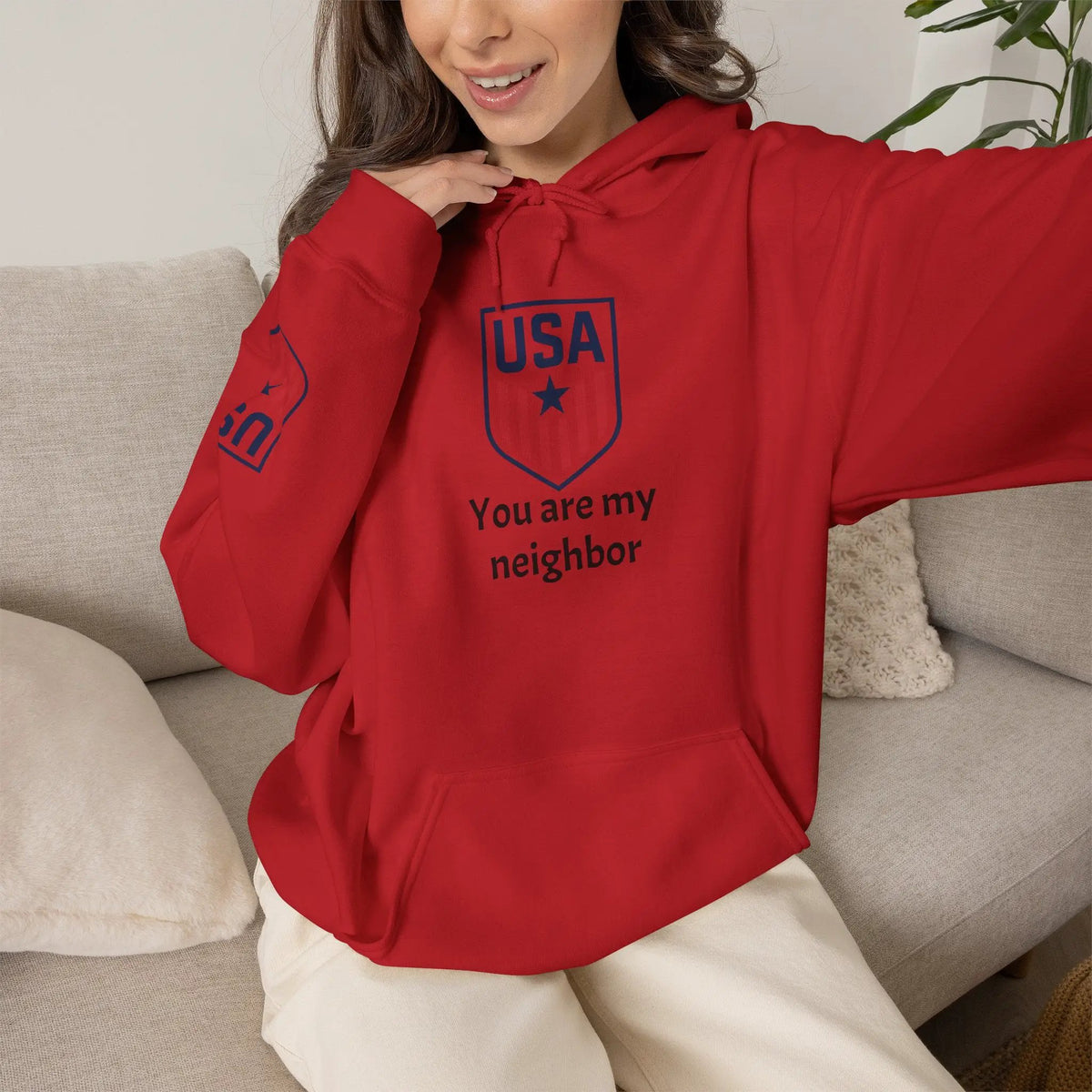 Customizable - SoccerSnug Heavy Blend Hoodie Unisex With Front Pocket Drawcord by Printify