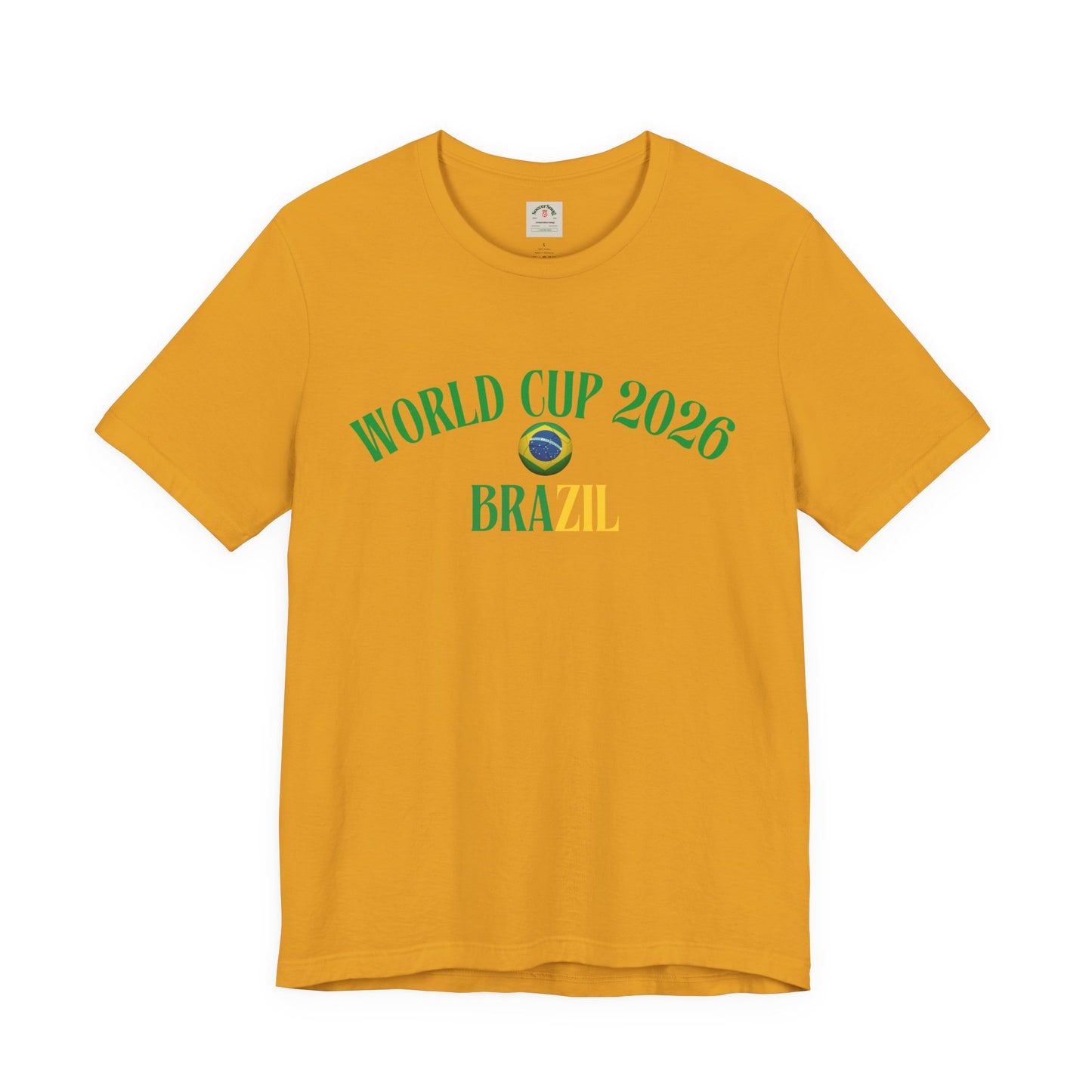 World Cup 2026 Brazil Tee – Brazil Soccer Fan T-Shirt