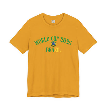 World Cup 2026 Brazil Tee – Brazil Soccer Fan T-Shirt