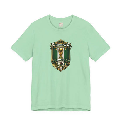Mexico 2026 World Cup Crest T-Shirt — Soccer Fan Jersey Tee by Printify