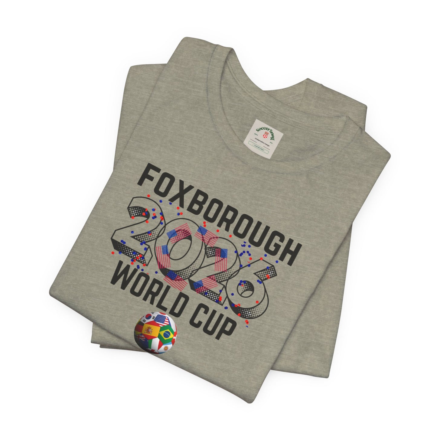 Fox Borough World Cup 2026 Host Unisex Cotton Crew Tee
