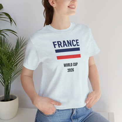 France World Cup 2026 Unisex Cotton Crew Tee by Printify