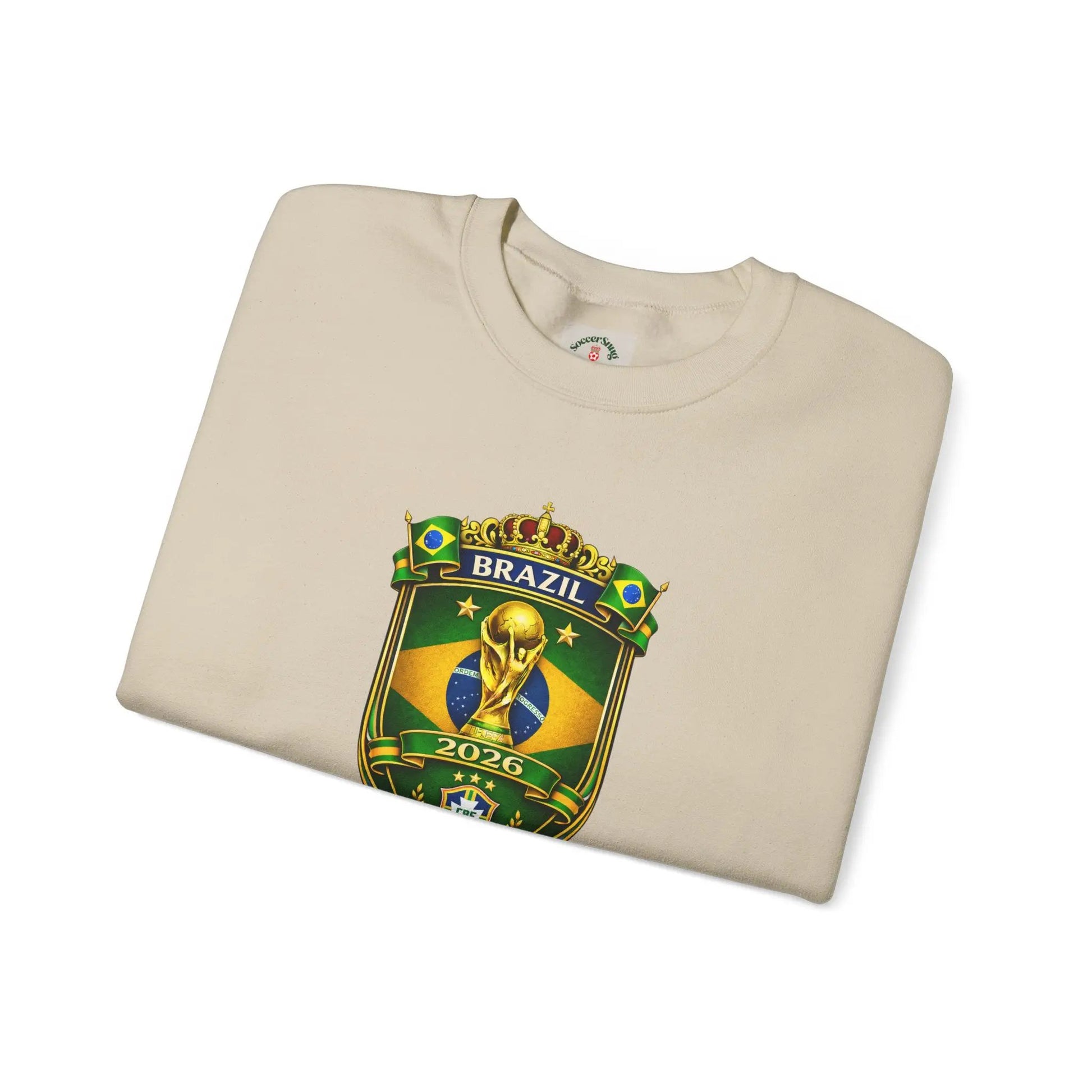 Brazil World Cup 2026 Crewneck Sweatshirt by Printify