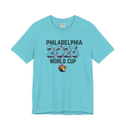 Philadelphia World Cup 2026 Unisex Streetwear Cotton Crew Tee