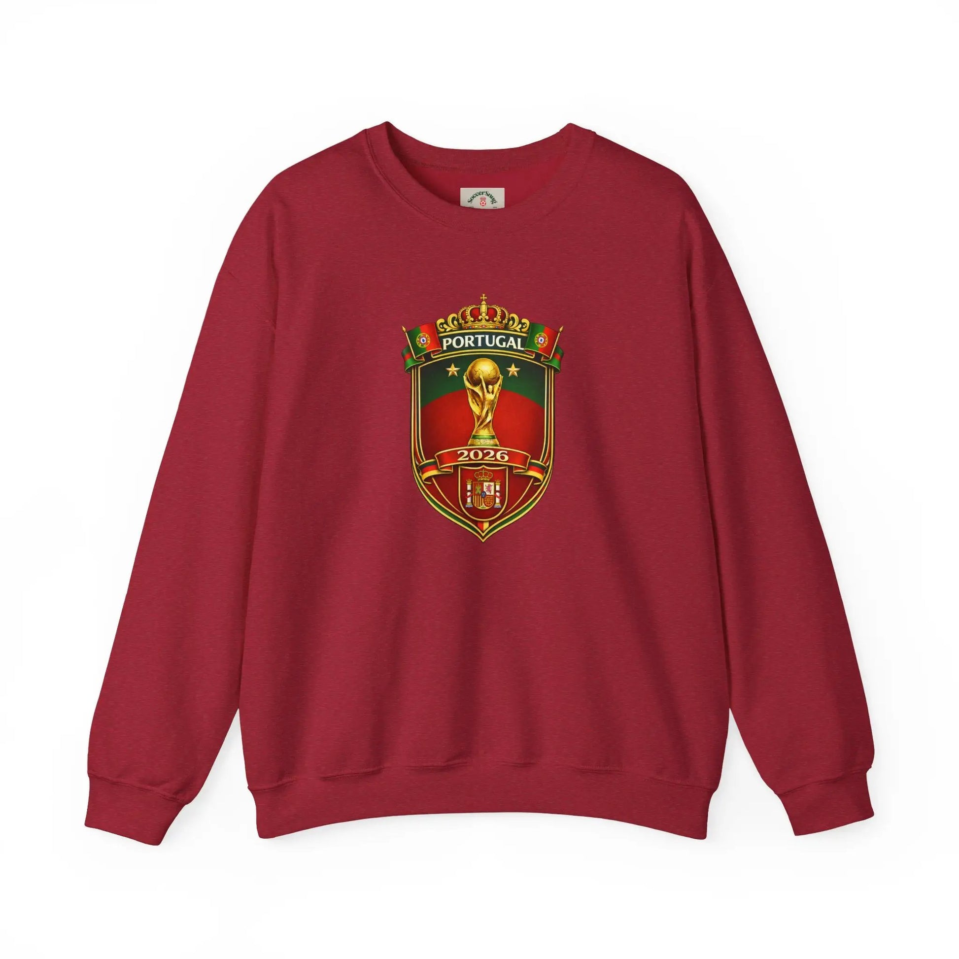 Portugal World Cup 2022 Crest Sweatshirt by Printify