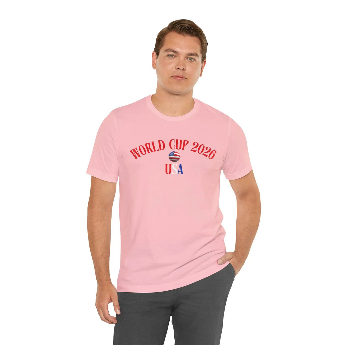 World Cup 2026 USA T-Shirt — Patriotic Soccer Tee by Printify