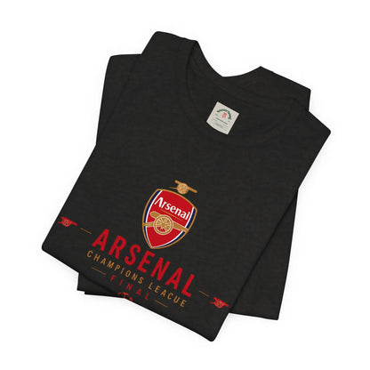 Arsenal Champions League Final Unisex Soccer Jersey Short Sleeve Tee by Printify