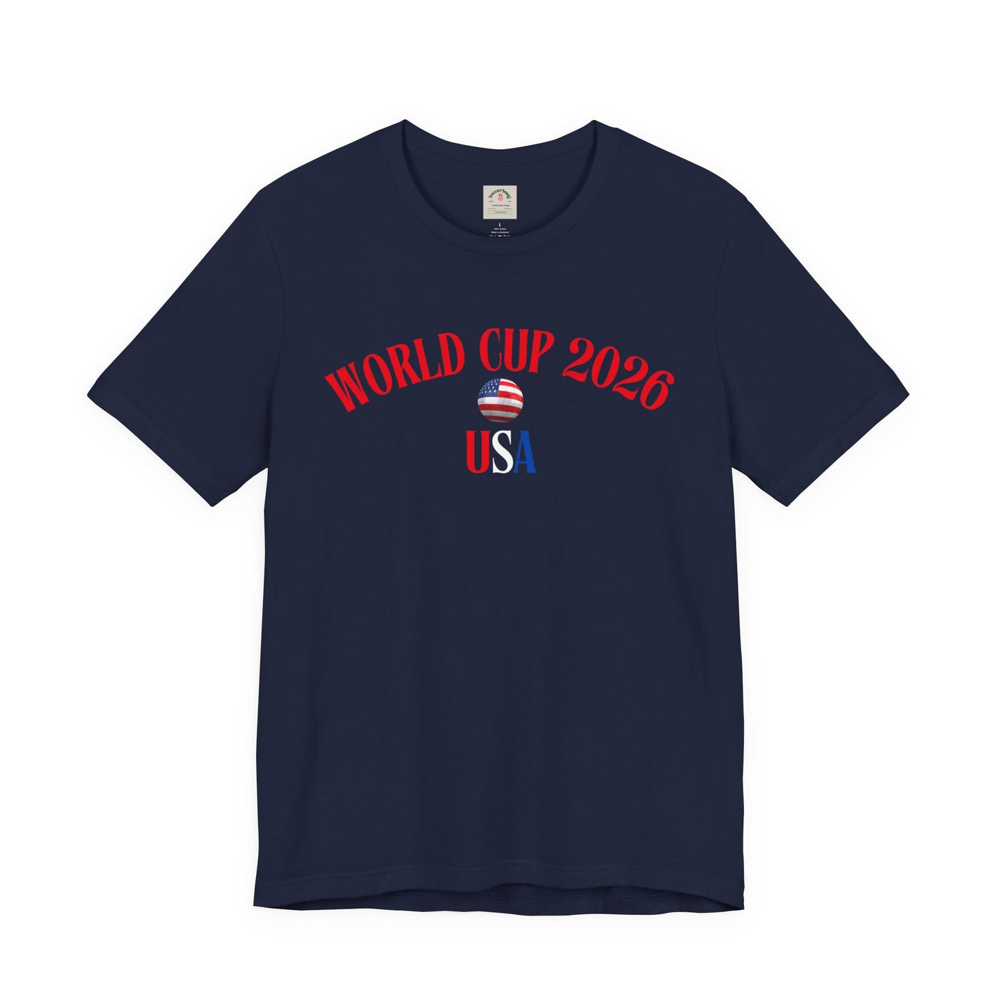 World Cup 2026 USA T-Shirt — Patriotic Soccer Tee