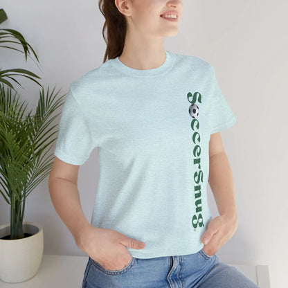 SoccerSnug Unisex Soccer Jersey Short Sleeve Tee by Printify