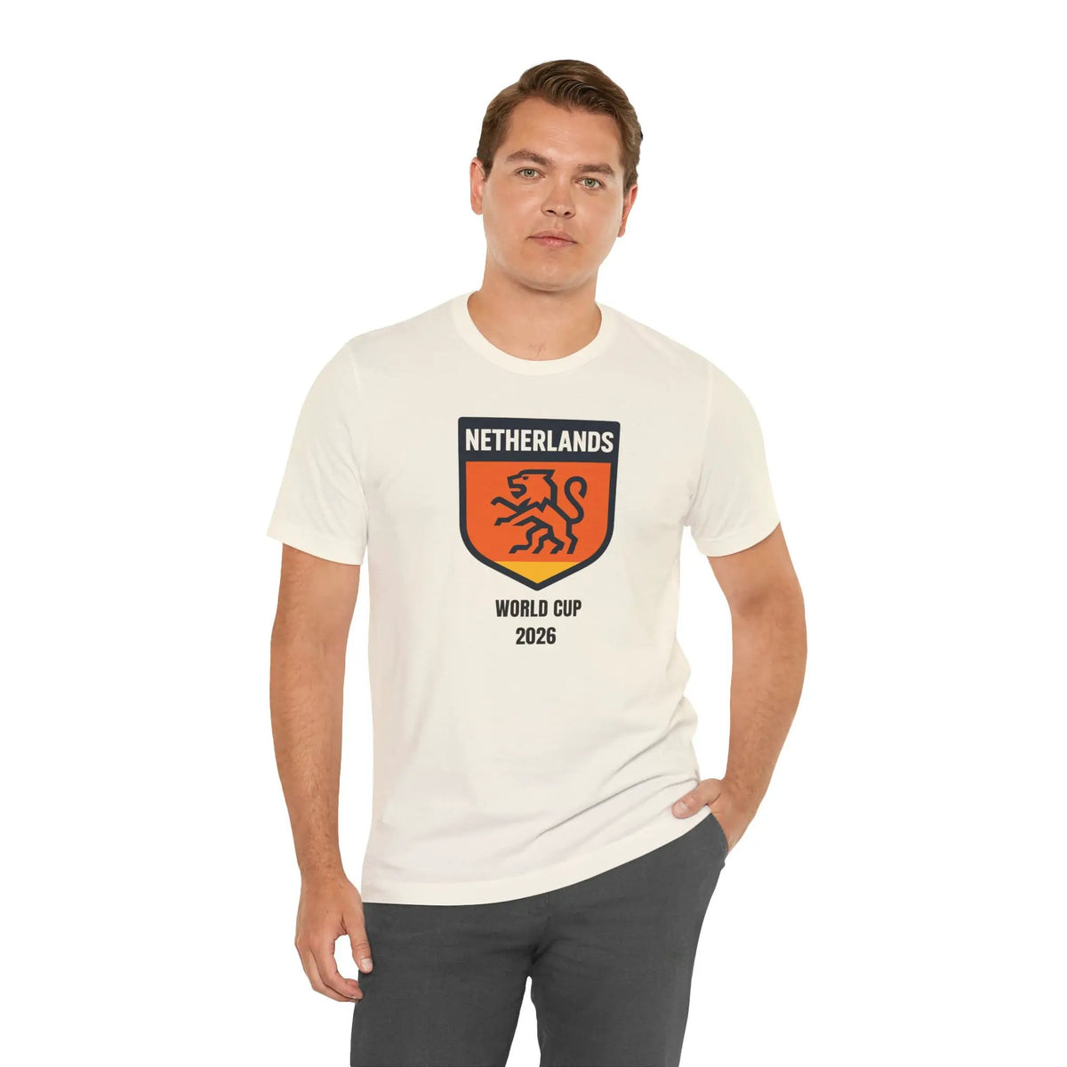 Netherlands World Cup 2026 Unisex Cotton Crew Tee by Printify