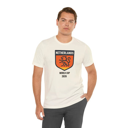 Netherlands World Cup 2026 Unisex Cotton Crew Tee by Printify