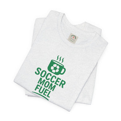 Soccer Mom Fuel T-Shirt — Coffee & Soccer Graphic Tee for Sports Moms by Printify